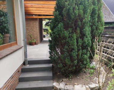 Terrassenneubau; Gartenanlage