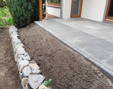 Terrassenneubau, Anlagengestaltung