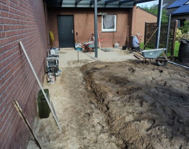 Rückbau eines Gartens und Neugestaltung 