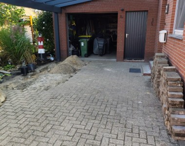 Rückbau eines Gartens und Neugestaltung