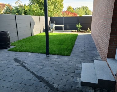Rückbau eines Gartens und Neugestaltung